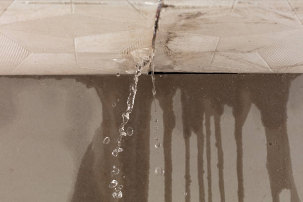 Professional Flood Damage Cleanup technician working in Nada, TX